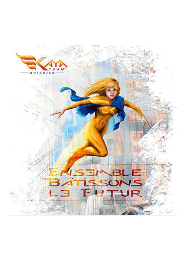 Amber - Bâtissons le Futur - Carte postale - Kaya Team Universe