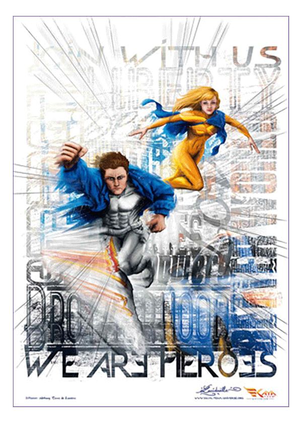 Superhéros Duo  - Kaya Team Universe